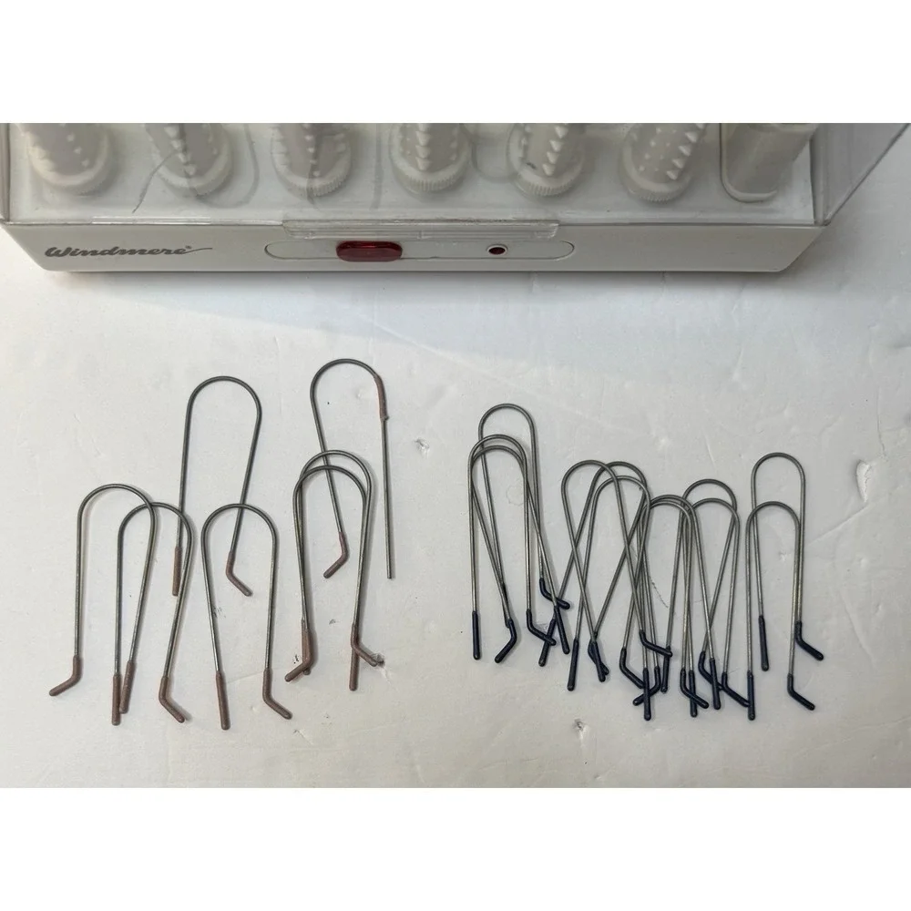 Vintage Windmere Hot Hair Curlers SS-182 Hairsetter 18 Rollers 20‎ Clips Salon